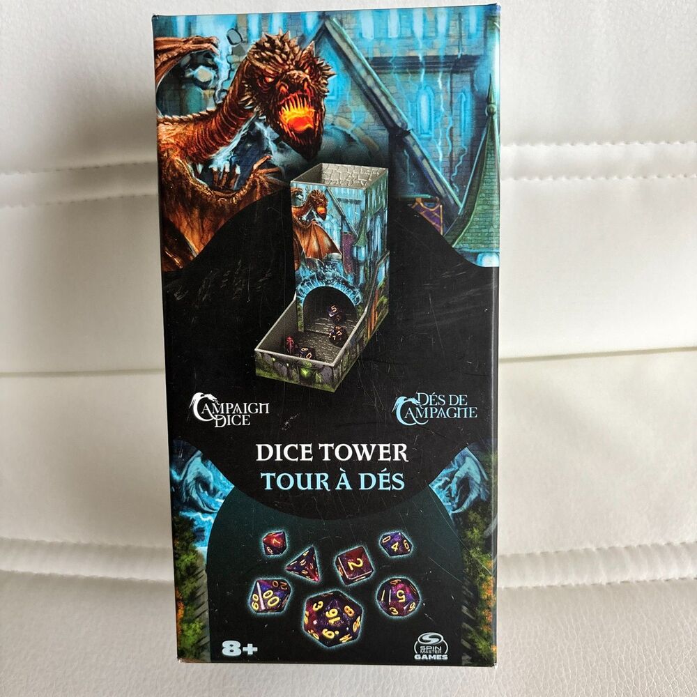 Spin Master Campaign Dice Tower Dice Included Compatible With Dungeons & Dragons